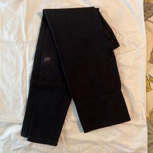 Fabletics black ribbed leggings - NWOT